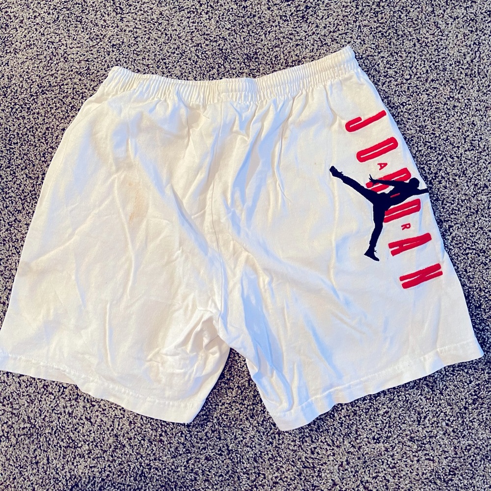 🏀🔥🌟VINTAGE NIKE AIR JORDAN VII COTTON SWEAT SHORTS. RARE